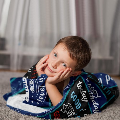 Jepufo 10 Year Old Boy Gifts, Gifts for 10 Year Old Boys, Birthday Gift for 10th Boys, Coolest Presents for 10th Birthday Decorations Blanket 50"X60"