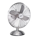 BEYOND BREEZE 12 Inch All Metal Retro Oscillating Table Fan, Desk Fan with 3-Speed Adjustable and 80° Wide Oscillation, Ideal for Bedroom, Office and Kitchen