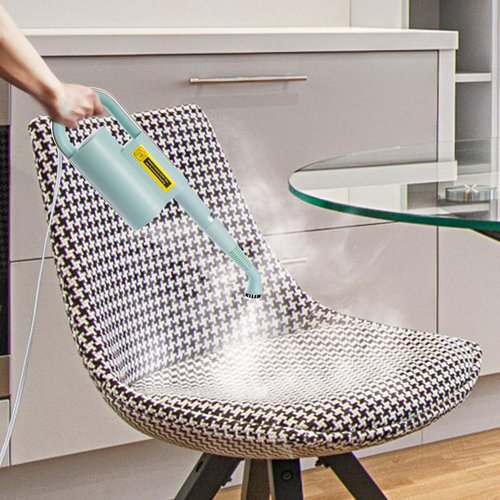 Newbealer 7 Pieces Replacement Accessories for All-in-1 Steam Mop & Detachable Handheld Cleaner NB602N - Triangle, Brass, Gap, Nylon Brushes, Steam Jet Nozzle and Squeegee, Mop Parts Brush Heads 7pcs