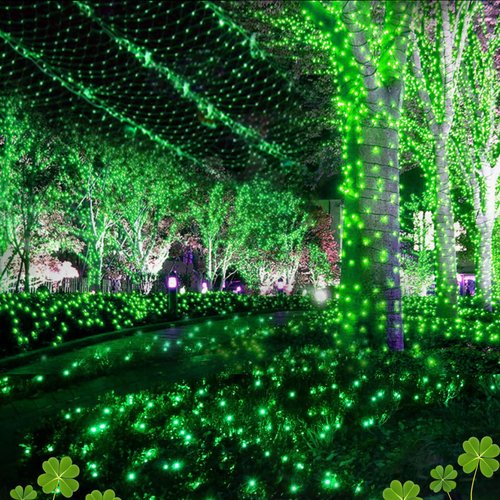 ILLUMINEW Christmas Lights - 98ft 2 Pack 150 Count Connectable Waterproof Led Fairy Lights Bulbs for Indoor Outdoor Christmas Tree Wedding Valentine's Day Decor (Green, 150 Count - 2 Pack)