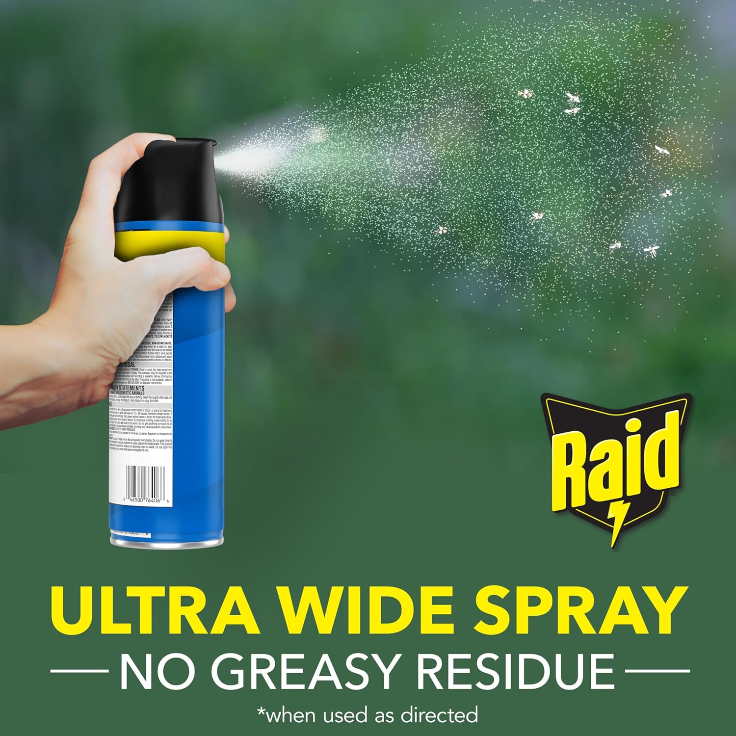 Raid Flying Insect Killer - Mosquito & Fly Control with Fresh Scent | 15 Ounce (Pack of 6)