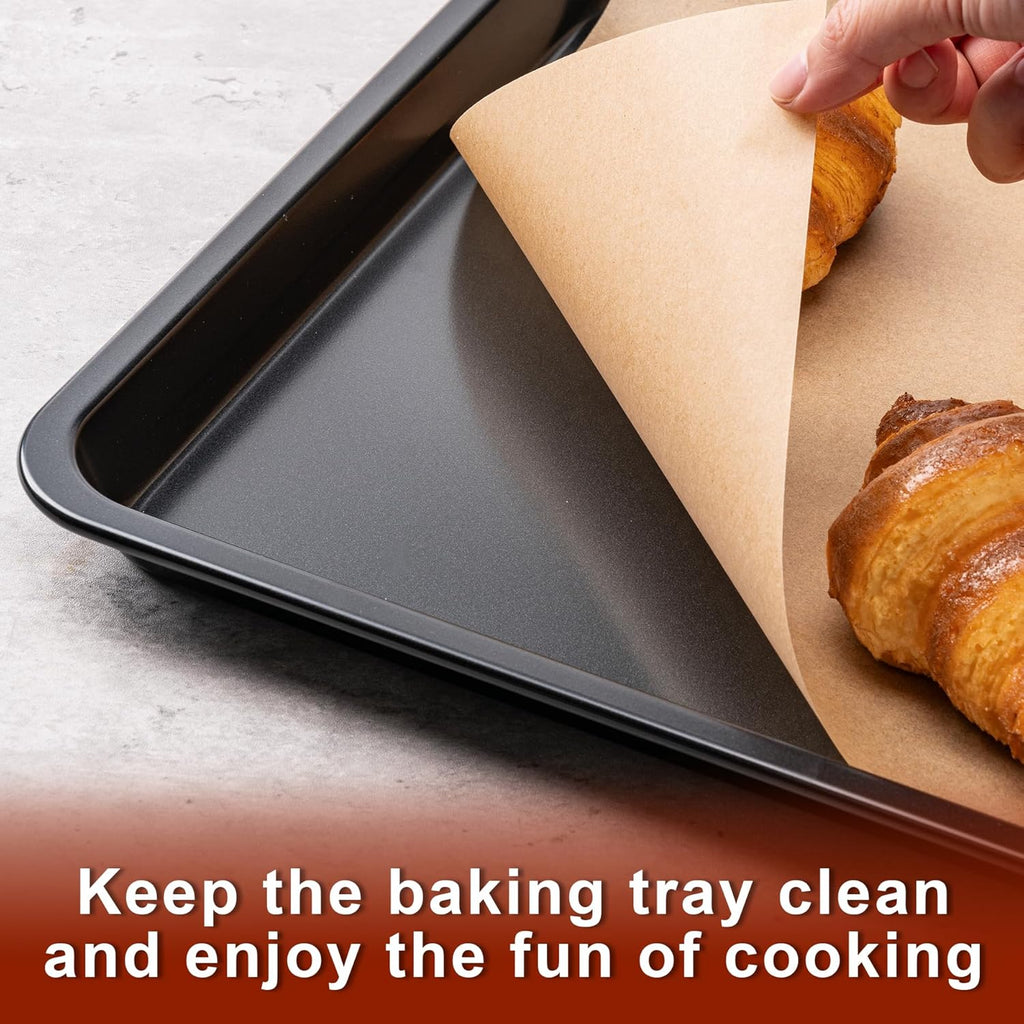 200 Pcs Unbleached Parchment Paper Sheets - 12x16 Inches Non-Stick Baking & Cooking Essentials