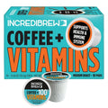 Incredibrew Coffee - Keto Friendly Medium-Dark Roast | No Sugar, Recyclable Pods, 10 Count