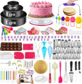 Kootek Cake Decorating Kit - 700pcs Baking Supplies with Springform Pans & Turntable