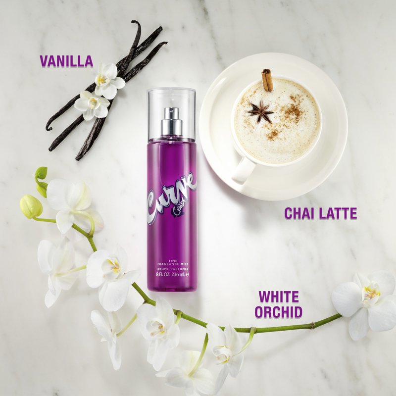 Curve Crush Fine Fragrance Body Spray for Women, Long-Lasting Scent, 8 fl oz