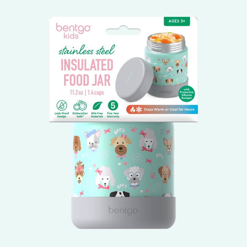 Stainless Steel Food Jar for Kids - 11 fl oz - Puppy Love