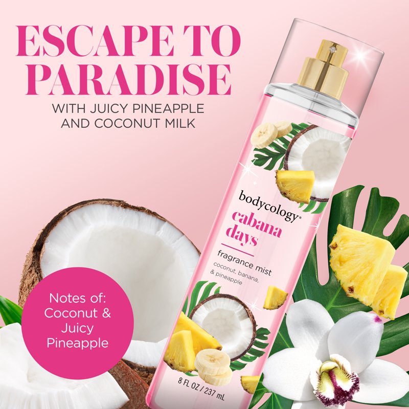 Long-Lasting Fragrance Body Mist - Cabana Days Scent