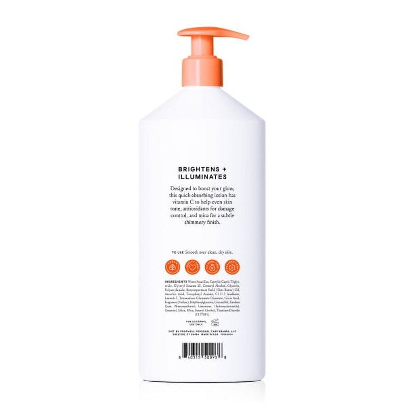 Brightening Body Lotion with Vitamin C - Citrus Woods Scent, 18 fl oz
