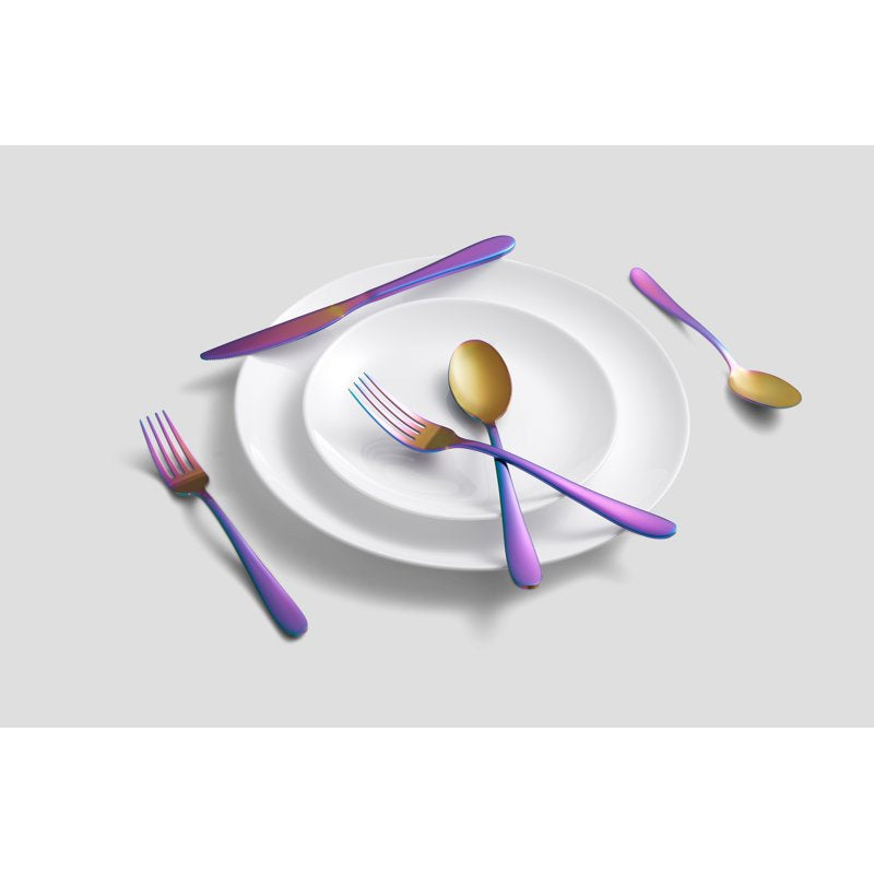 Byram Rainbow Mirror 20-Piece Flatware Set - 3 Pack, Service for 4