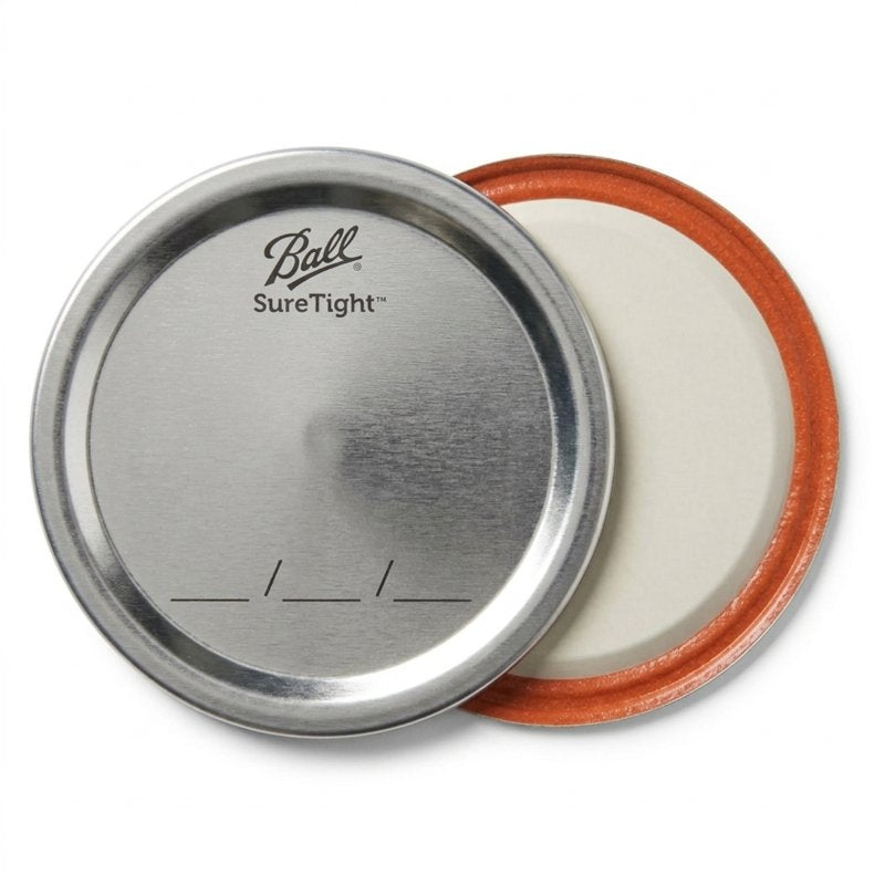 Regular Mouth Jar Lids and Bands, 12 Count - 60 Lids & 60 Rings