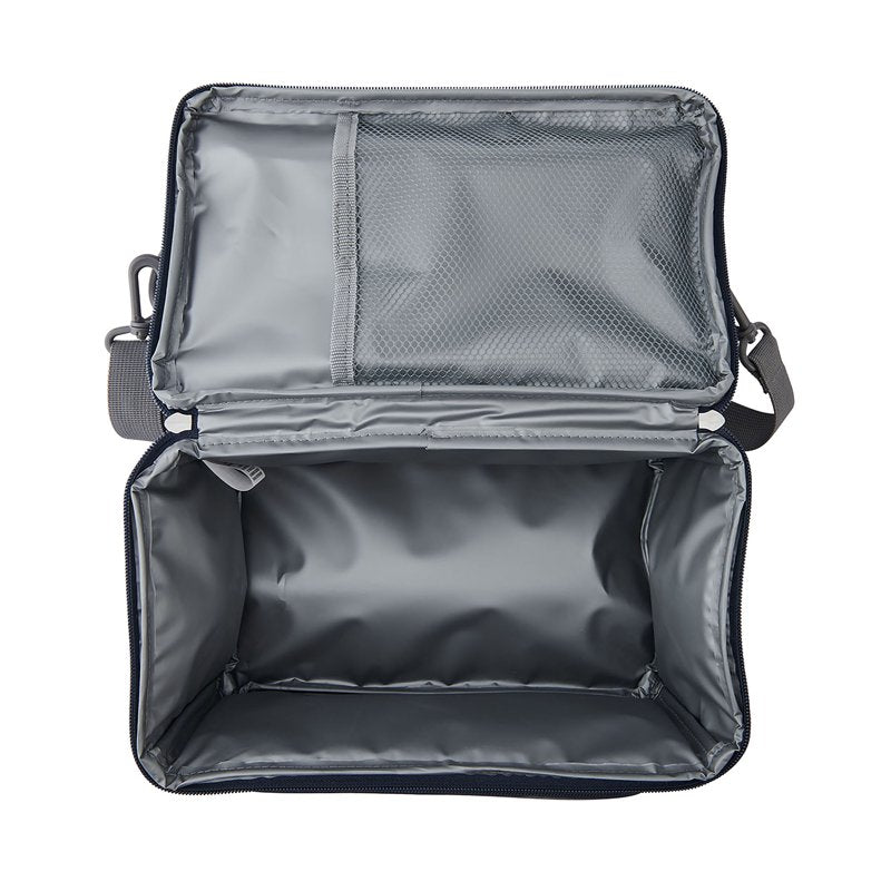 Henry Adult Lunch Bag - Navy with Water Bottle Compartment