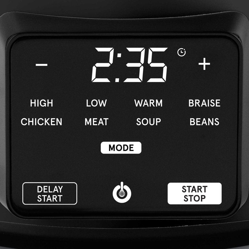 Programmable Slow Cooker 4.5 Qt with Digital Controls - Black