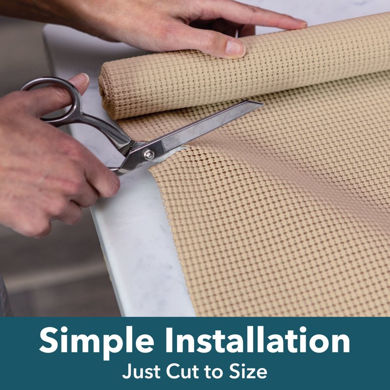 Select Grip Shelf Liner - Taupe, 20" x 6' Roll