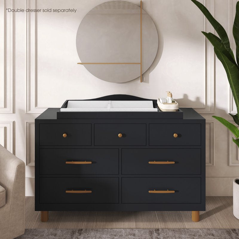 Changing Tray for Double Dressers - Black