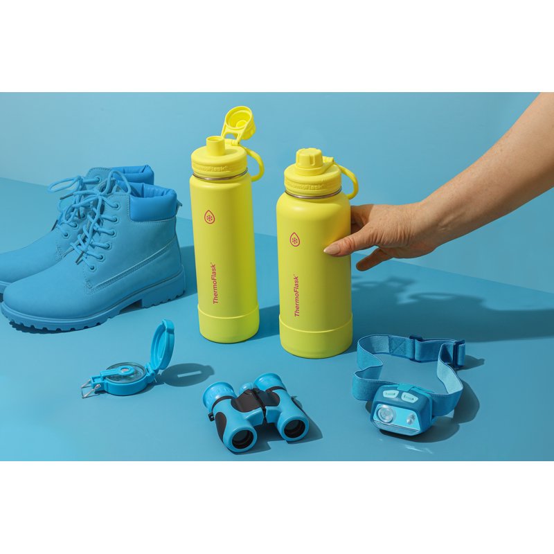 32 oz Double Wall Vacuum Insulated Stainless Steel Water Bottle - Unmellow Yellow
