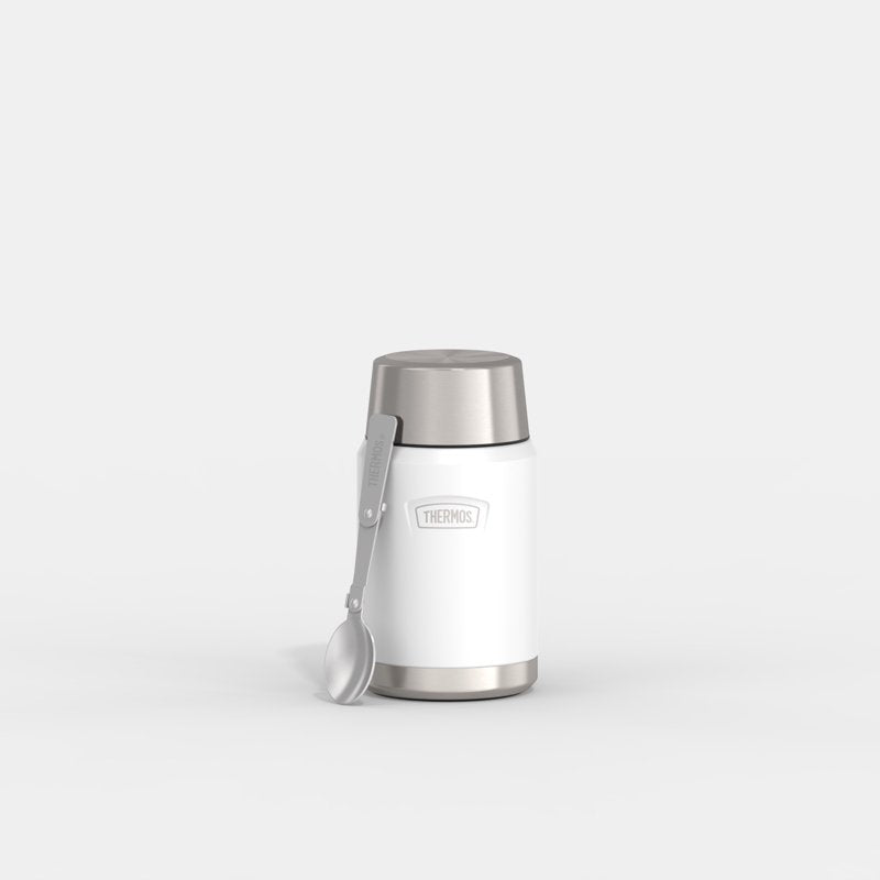 24oz Stainless Steel Insulated Food Jar with Spoon - Snow