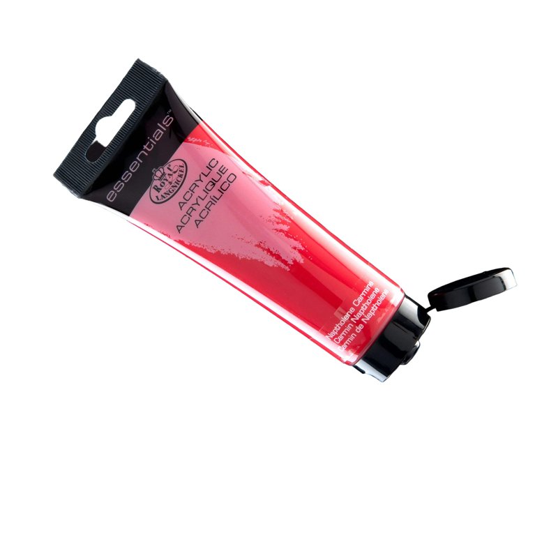 Acrylic Artist Paint - Naptholene Carmine, 120ml, Bright & Highly Pigmented - Royal & Langnickel