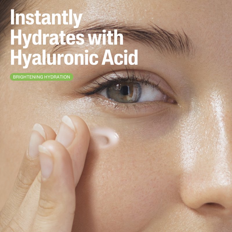 Hydrating Eye Gel Cream for Sensitive Skin with Hyaluronic Acid - 0.5 fl oz