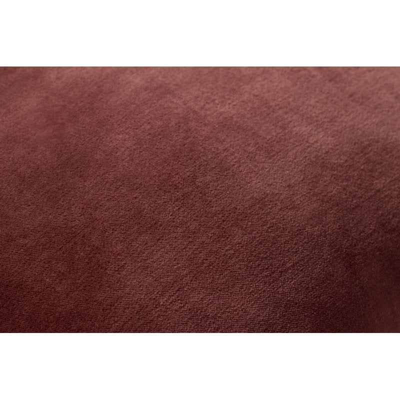 Decorative Throw Pillow - Chris Loves Julia x Loloi Liza Wine 22x22 Inches - Velvet Cushion