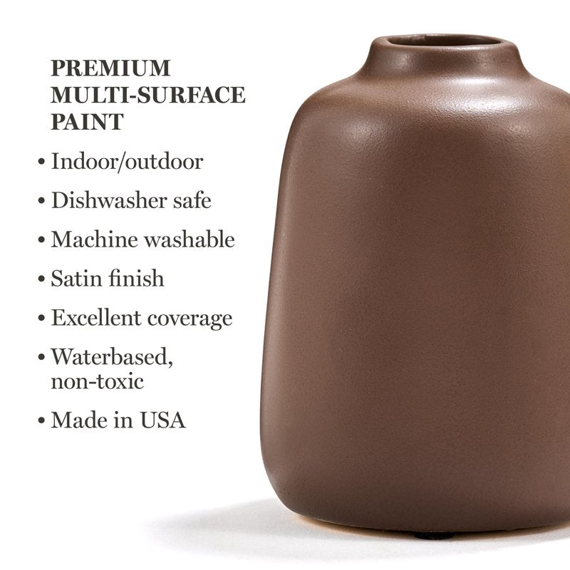 Martha Stewart Multi-Surface Satin Acrylic Craft Paint Set - Elevated Neutrals, 12 x 2oz