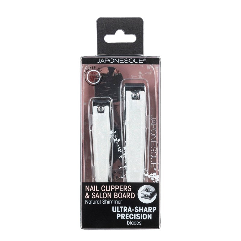 Nail Clippers & Salon Board Set - Precision Tools for Perfect Nails