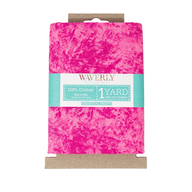 2 Pack Cotton Fabric Prints - Batik Magenta, 44" Wide for Quilting & Sewing