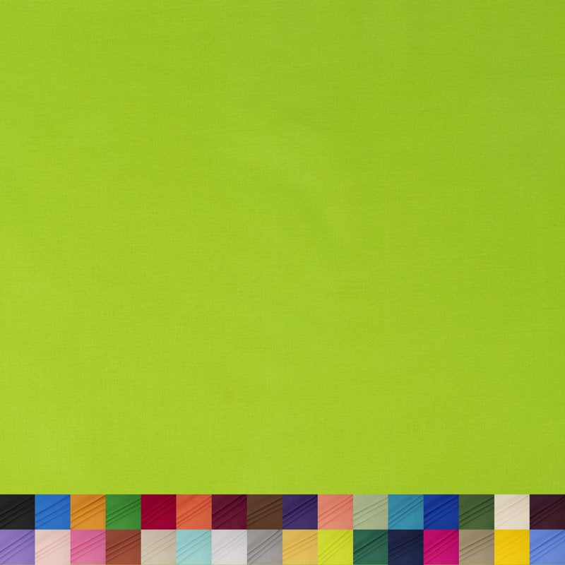 Bright Green Cotton Fabric 1 Yard - Quilting & Sewing Material, 4 Pack