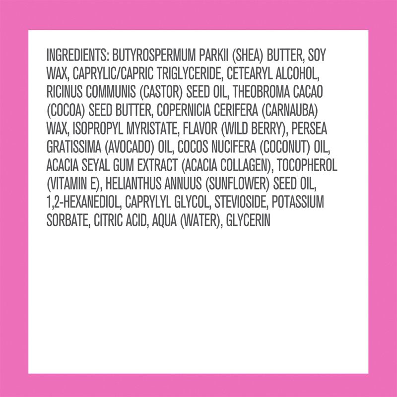 Vitamin E & Wild Berry Lip Balm with Vegan Collagen and Shea Butter