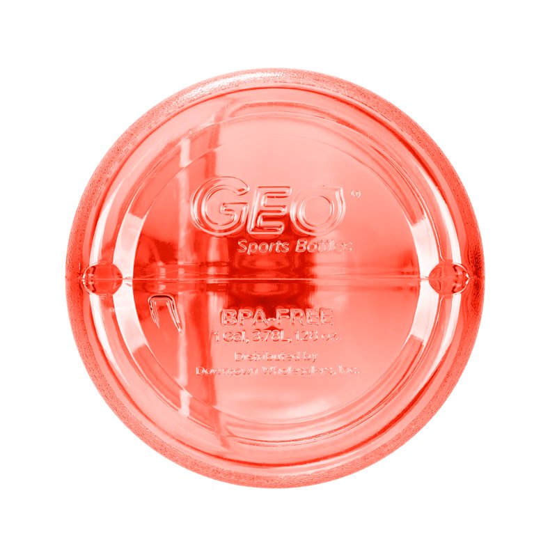 1 Gallon Red Stainless Steel Water Bottle with Wide Mouth Lid