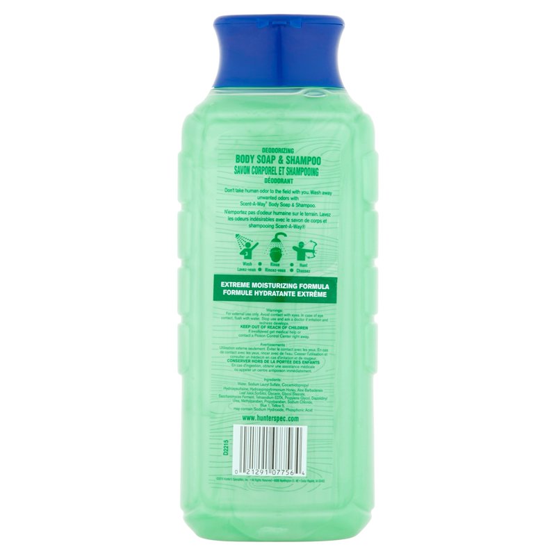 Scent-A-Way MAX Odorless Body Soap & Shampoo - 24 fl oz