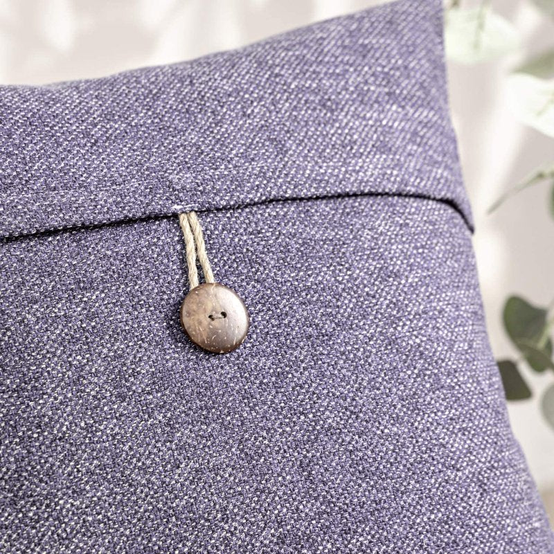 Decorative Throw Pillow 22x22 Light Purple Cotton Blend 2 Pack - Variation of THIS listing