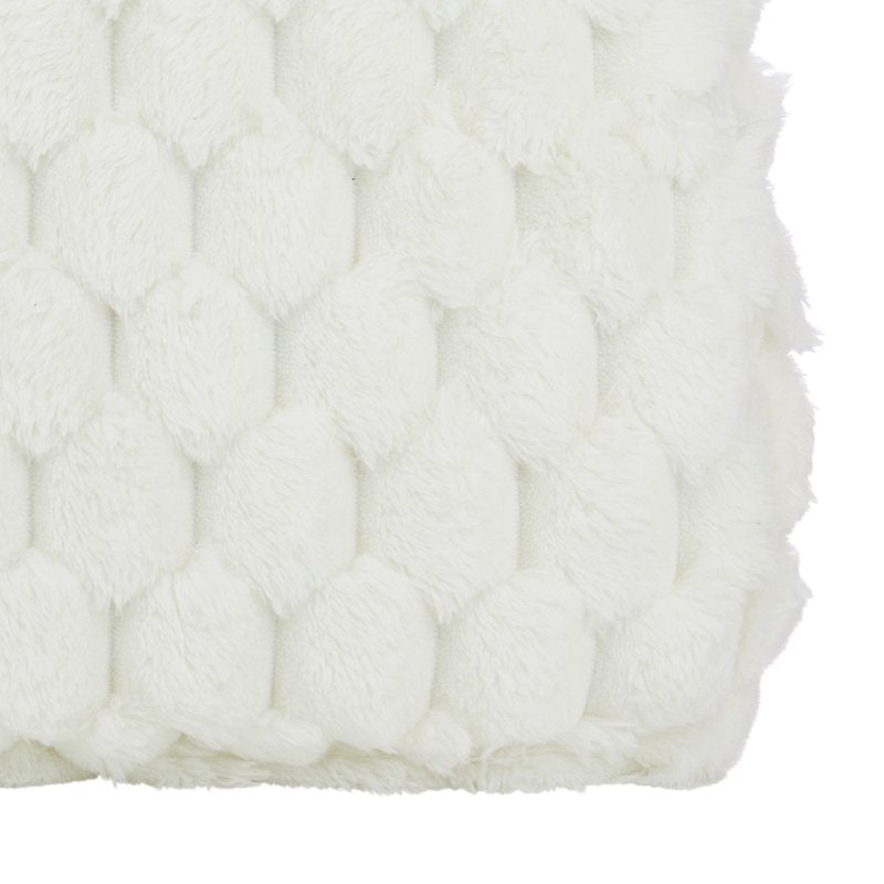 Non-Slip Plush Chair Cushion Set of 2 - 16" x 15" x 2" - Podcast White
