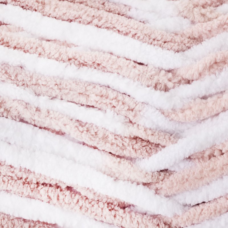 Mainstays Cozy Chenille Yarn 220 yd Pink Sands Multi Bulky Craft Yarn - Variation of Pink Sands Single
