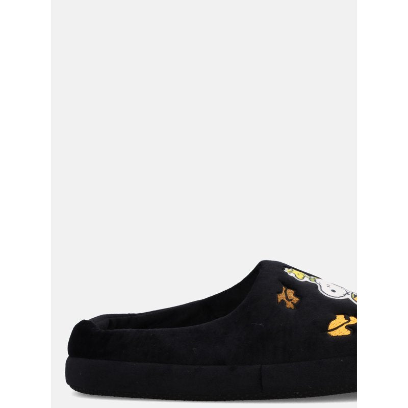 Snoopy Halloween Slippers for Adults - Black, Size 11/12 Women Variation