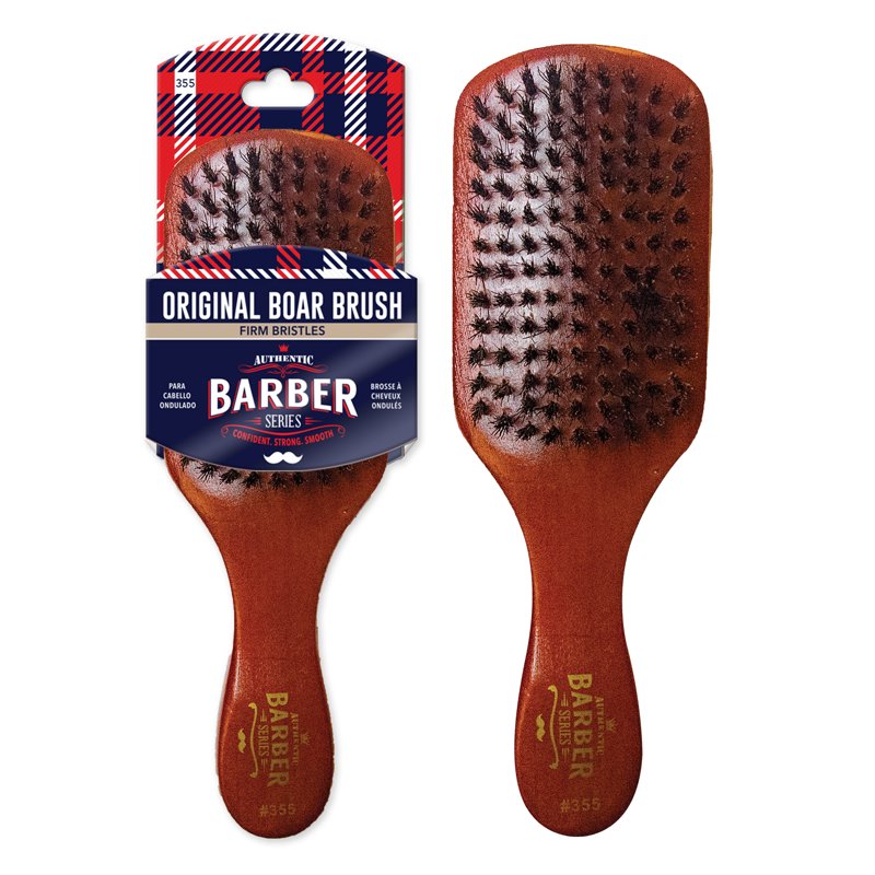 Boar Fade Brush (2 Pack) - Precision Hair Styling Tool
