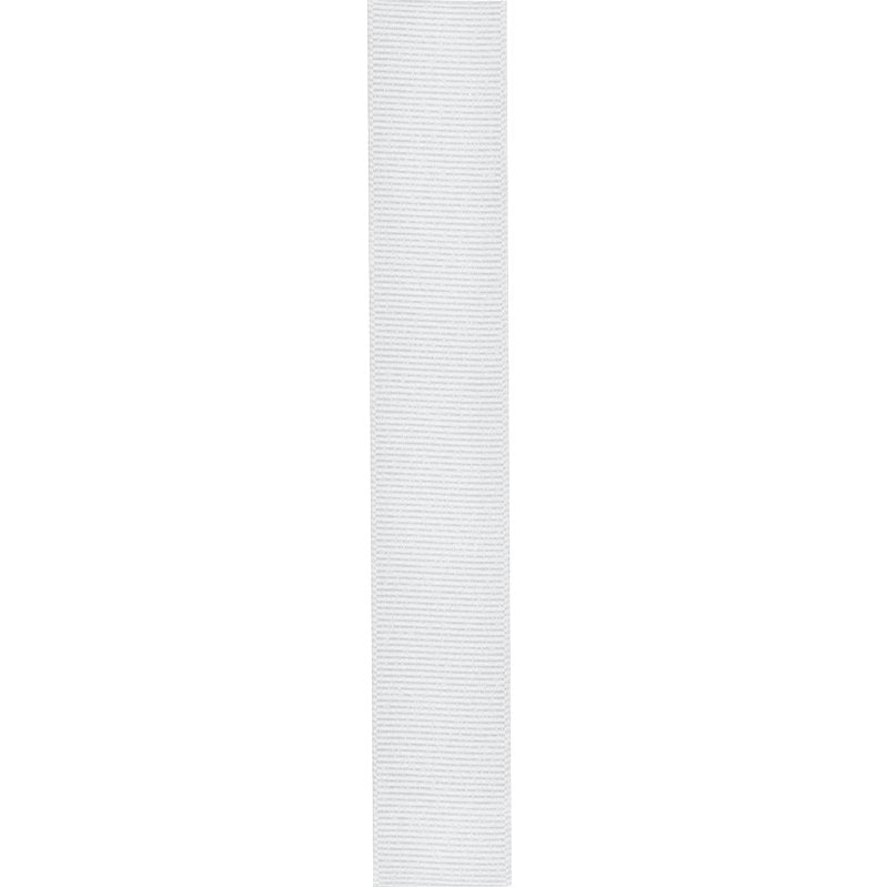 White Grosgrain Ribbon 7/8 Inch for Sewing Crafts Gifting - 18 Feet - Offray