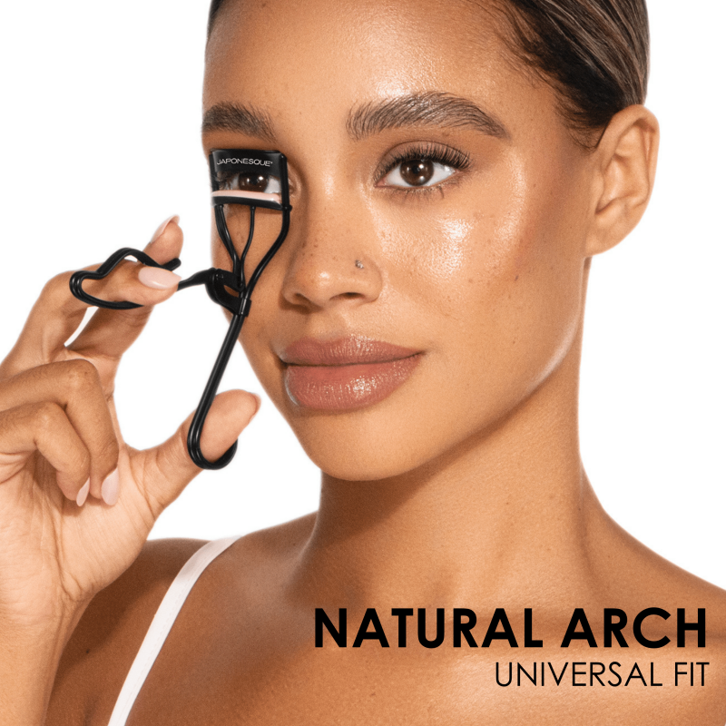 Volumizing Eyelash Curler - Carbon Steel, 8-Hour Curl, Black & Pink
