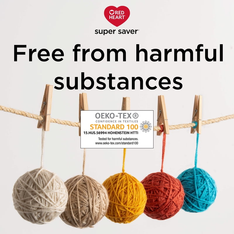 Red Heart Super Saver Worsted Weight Acrylic Yarn - Paddy Green, Single