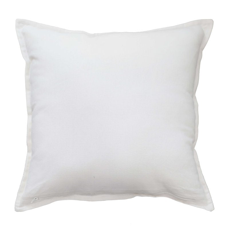 Decorative Square Throw Pillow 18x18 Brown Two-Tone Polyester Cotton