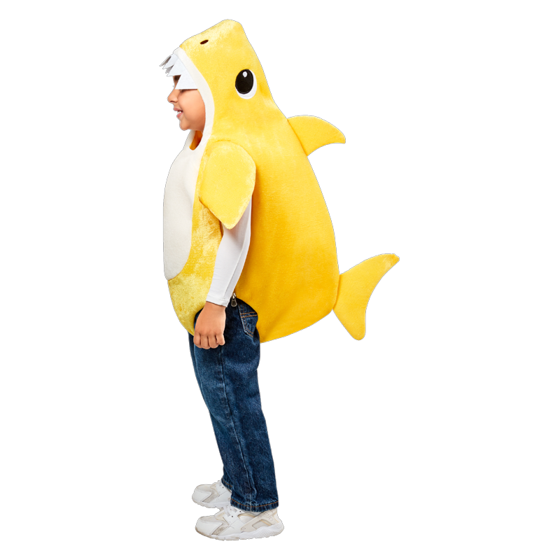 Toddler Baby Shark Halloween Costume - Size 3T-4T, Interactive Sound, Rubies