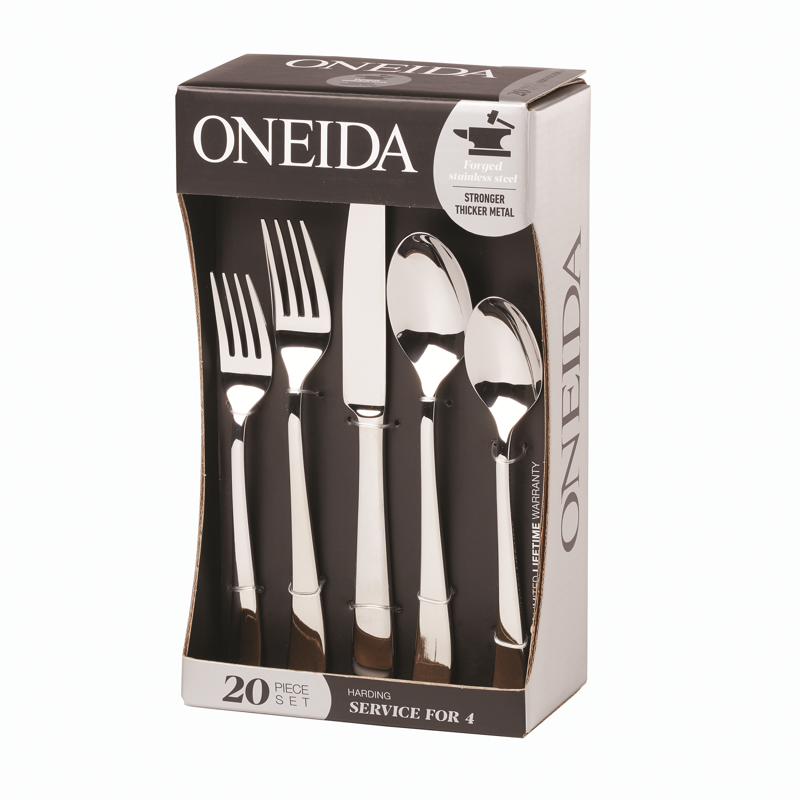 20-Piece Stainless Steel Flatware Set - Service for 4