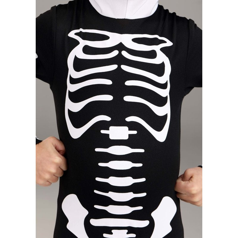 Toddler Karate Kid Skeleton Suit Costume 2T - Kids Skeleton Cosplay Outfit