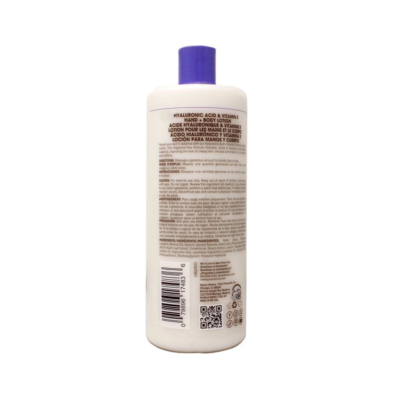 Hyaluronic Acid & Vitamin E Hand and Body Lotion - 32 fl oz Hydrator