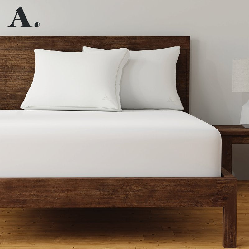Allswell Down Alternative Firm Support Pillow Set - Standard/Queen, Single, White
