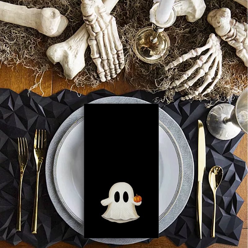Halloween Paper Napkins 100PCS - TypeH Vibrant Disposable Party Tableware