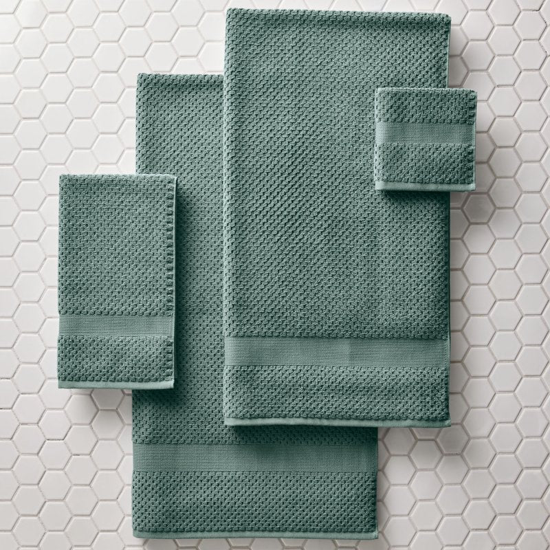 Cotton Textured Bath Sheet - Nimbus Blue, 34x64 Inches, Soft & Absorbent - Better Homes & Gardens