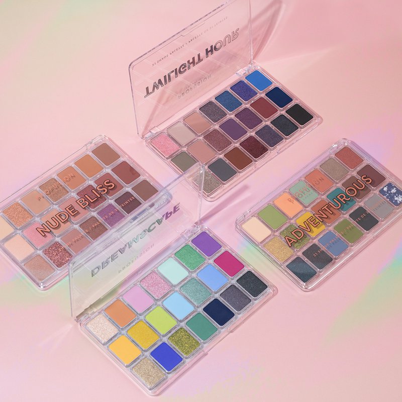 21-Shade Eyeshadow Palette - Highly Pigmented Blendable Makeup
