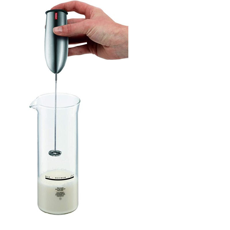 Handheld Milk Frother - Battery Operated Stainless Steel