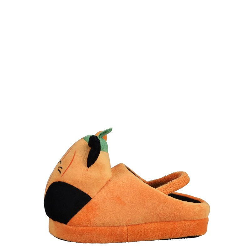 Toddler & Kids Halloween Cam the Cat Pumpkin Slippers - Orange, 9/10 Variation