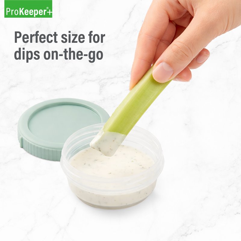 Snack Storage Containers - 3-Pack, ½ Cup, Leak-Proof, BPA-Free